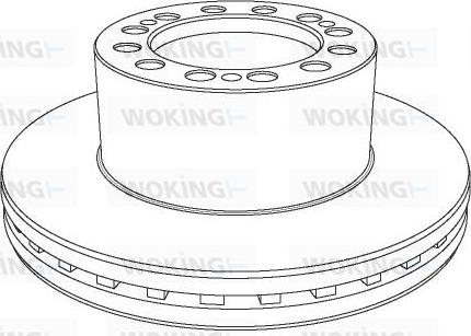 Woking NSA1109.20 - Спирачен диск vvparts.bg