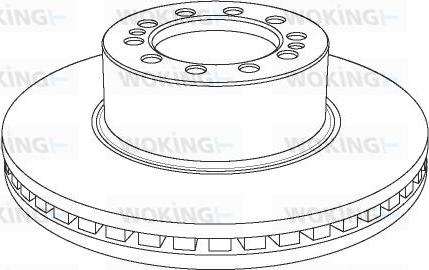 Woking NSA1178.20 - Спирачен диск vvparts.bg