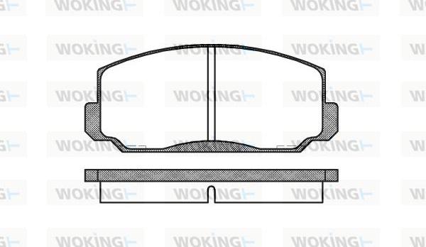 ACDelco 171-1117 - Комплект спирачно феродо, дискови спирачки vvparts.bg