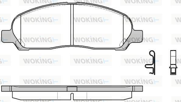 LPR 05P1843 - Комплект спирачно феродо, дискови спирачки vvparts.bg