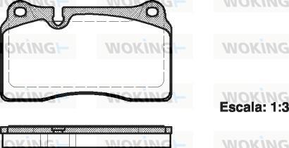 Tradex France TBP366 - Комплект спирачно феродо, дискови спирачки vvparts.bg