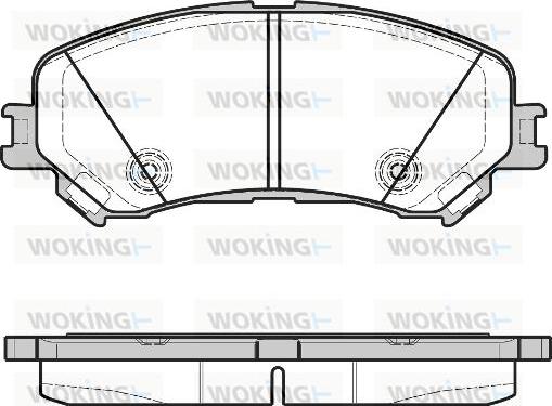 ABEX PLU2299 - Комплект спирачно феродо, дискови спирачки vvparts.bg