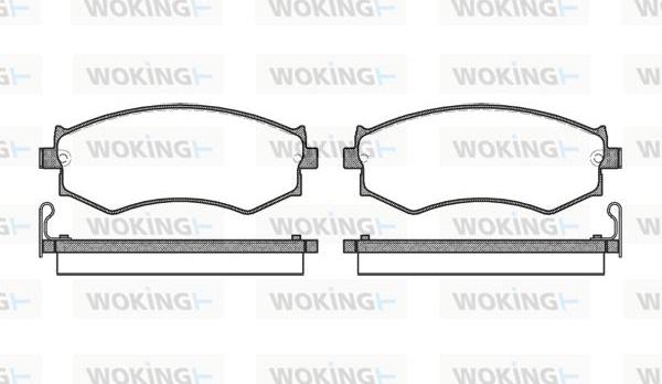 Comline ADB3858 - Комплект спирачно феродо, дискови спирачки vvparts.bg