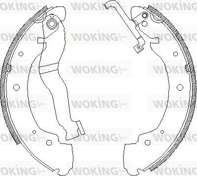 Woking Z4402.00 - Спирачна челюст vvparts.bg