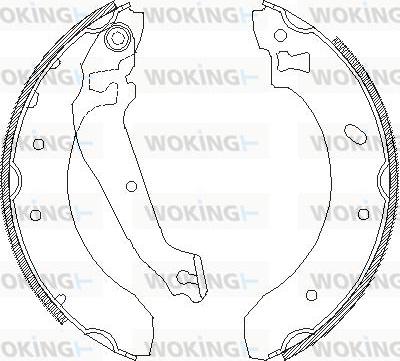 Woking Z4407.00 - Спирачна челюст vvparts.bg