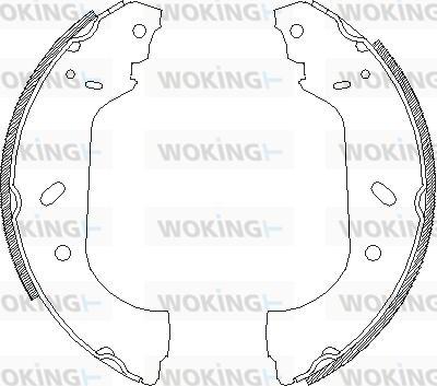 Woking Z4417.00 - Спирачна челюст vvparts.bg