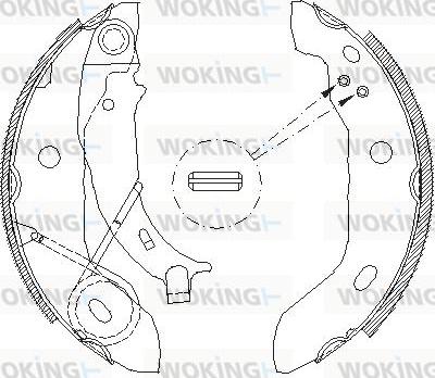 Woking Z4421.00 - Спирачна челюст vvparts.bg