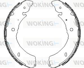 Woking Z4549.00 - Спирачна челюст vvparts.bg