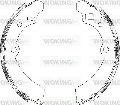 Woking Z4504.00 - Спирачна челюст vvparts.bg