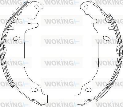 Woking Z4506.00 - Спирачна челюст vvparts.bg