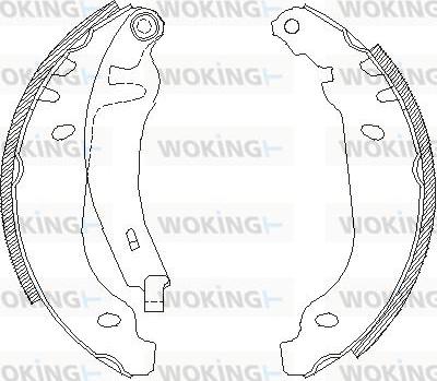 Woking Z4506.01 - Спирачна челюст vvparts.bg
