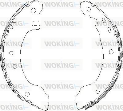 Woking Z4508.00 - Спирачна челюст vvparts.bg