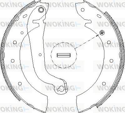 Woking Z4514.00 - Спирачна челюст vvparts.bg