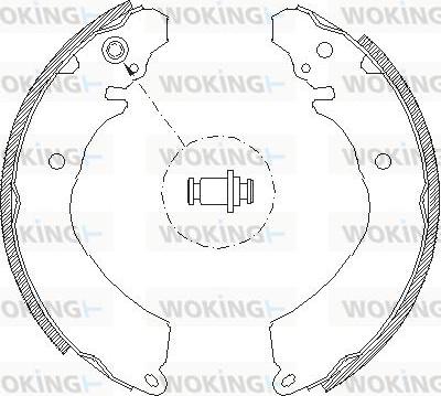 Woking Z4646.01 - Спирачна челюст vvparts.bg