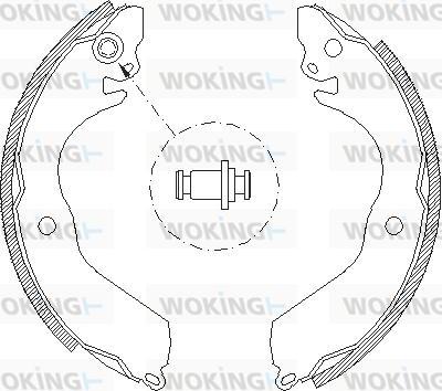 Woking Z4647.00 - Спирачна челюст vvparts.bg