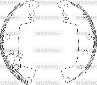 Woking Z4655.01 - Спирачна челюст vvparts.bg
