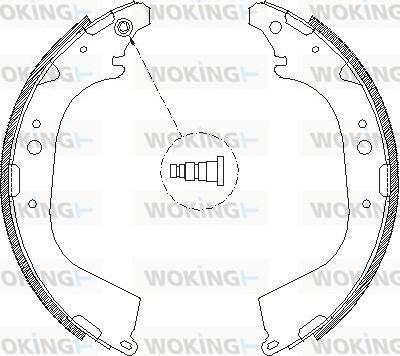 Woking Z4650.01 - Спирачна челюст vvparts.bg