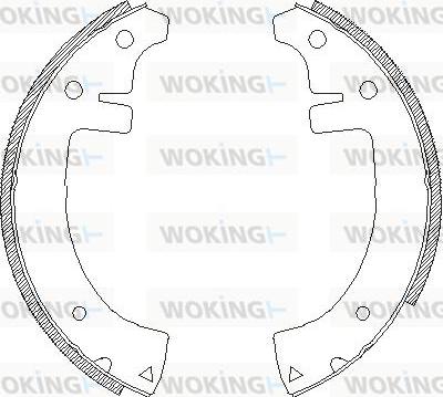 Woking Z4653.00 - Спирачна челюст vvparts.bg