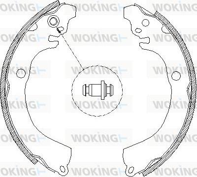 Woking Z4664.00 - Спирачна челюст vvparts.bg