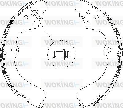 Woking Z4663.00 - Спирачна челюст vvparts.bg