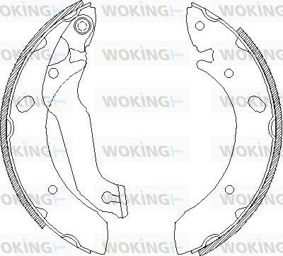 Woking Z4633.00 - Спирачна челюст vvparts.bg