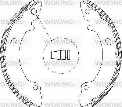 Woking Z4632.00 - Спирачна челюст vvparts.bg