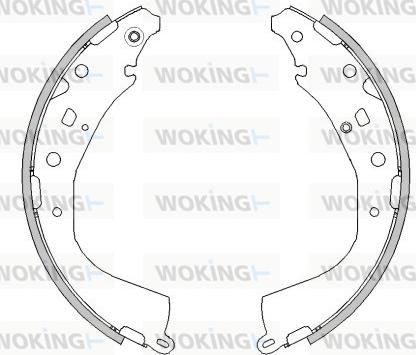 Woking Z4623.00 - Спирачна челюст vvparts.bg