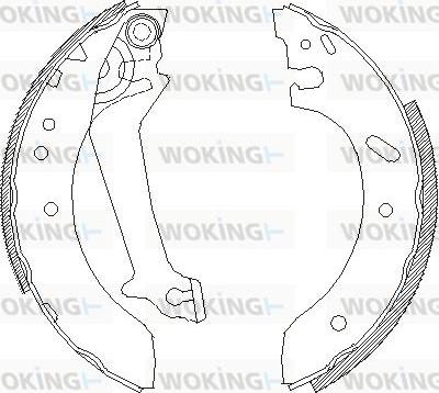 Woking Z4670.00 - Спирачна челюст vvparts.bg