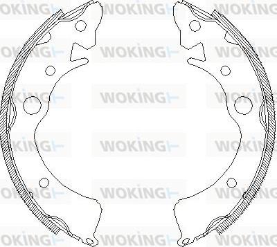 Woking Z4096.00 - Спирачна челюст vvparts.bg