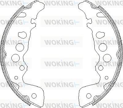 Woking Z4049.00 - Спирачна челюст vvparts.bg