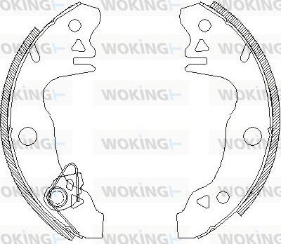 Woking Z4044.00 - Спирачна челюст vvparts.bg