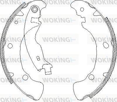 Woking Z4041.00 - Спирачна челюст vvparts.bg
