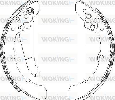 Woking Z4048.00 - Спирачна челюст vvparts.bg