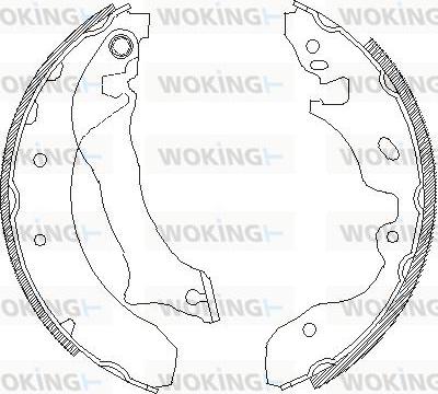 Woking Z4042.00 - Спирачна челюст vvparts.bg