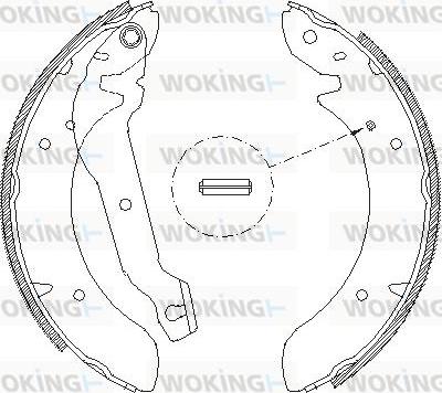 Woking Z4054.00 - Спирачна челюст vvparts.bg