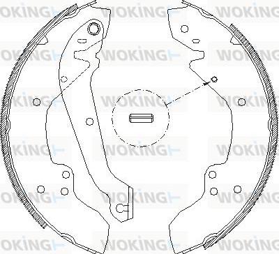 Woking Z4056.00 - Спирачна челюст vvparts.bg