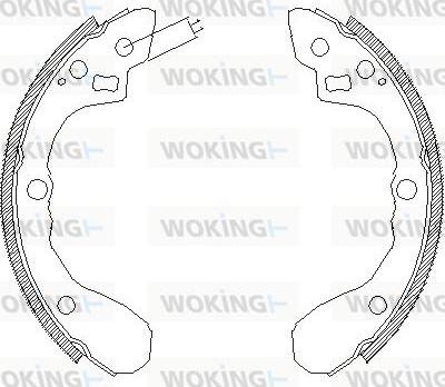 Woking Z4060.00 - Спирачна челюст vvparts.bg