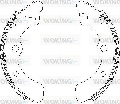 Woking Z4061.00 - Спирачна челюст vvparts.bg