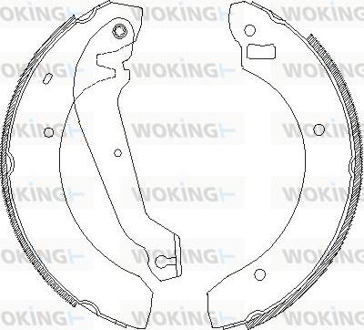 Woking Z4063.00 - Спирачна челюст vvparts.bg