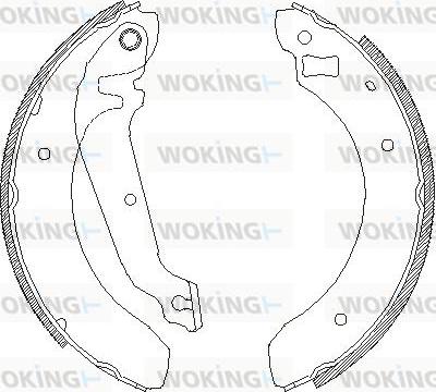 Woking Z4062.00 - Спирачна челюст vvparts.bg