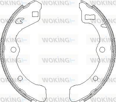 Woking Z4067.00 - Спирачна челюст vvparts.bg