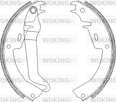 Woking Z4010.00 - Спирачна челюст vvparts.bg