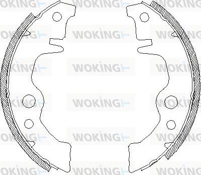 Woking Z4011.00 - Спирачна челюст vvparts.bg