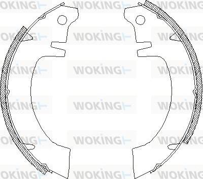 Woking Z4012.00 - Спирачна челюст vvparts.bg