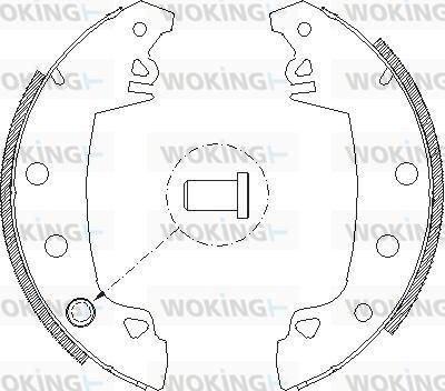 Woking Z4017.01 - Спирачна челюст vvparts.bg