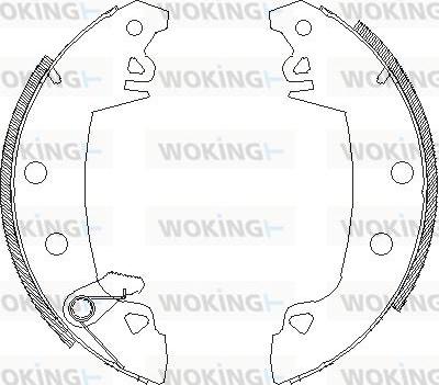 Woking Z4017.03 - Спирачна челюст vvparts.bg