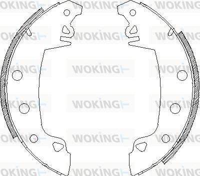 Woking Z4017.02 - Спирачна челюст vvparts.bg