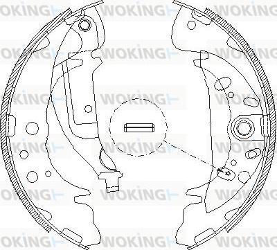 Woking Z4089.01 - Спирачна челюст vvparts.bg