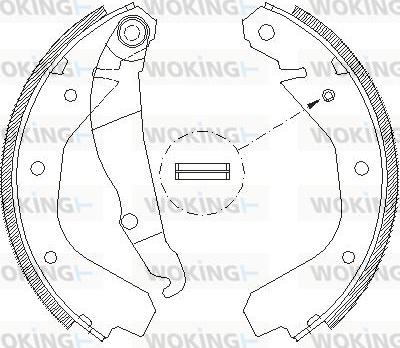 Woking Z4088.00 - Спирачна челюст vvparts.bg