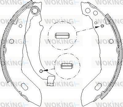 Woking Z4083.00 - Спирачна челюст vvparts.bg